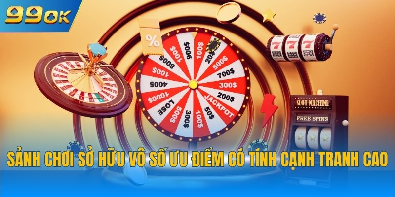 Sảnh Nổ Hũ JILI Slots 99OK - Hội Tụ Nhiều Game Hấp Dẫn 4 Sảnh chơi sở hữu vô số ưu điểm có tính cạnh tranh cao